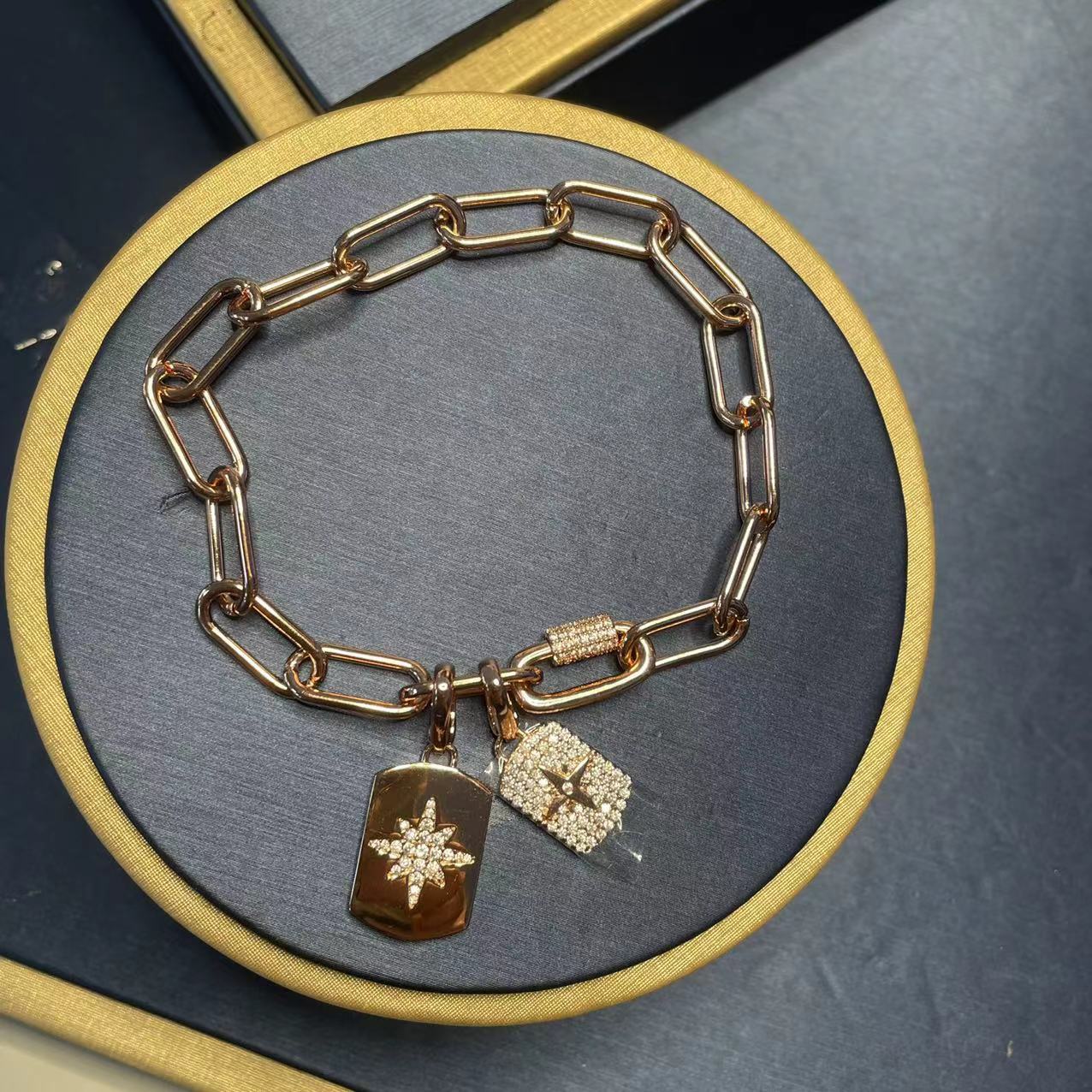 Fashion Star Copper Star Zircon Bracelets