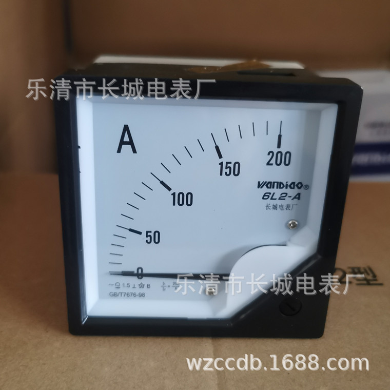 供应长城电表厂 6L2  200/5 交流电流表