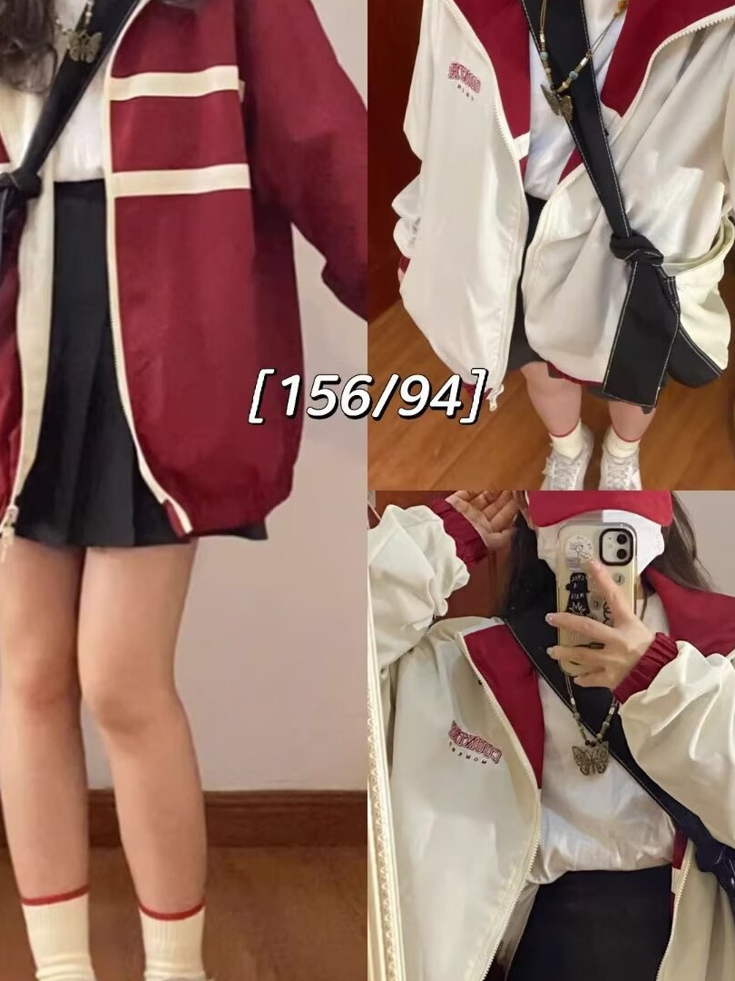 Ambos lados usan chaqueta de piloto estadounidense, uniforme de béisbol para hombres, estilo de Hong Kong de otoño e invierno, chaqueta suelta para hombres