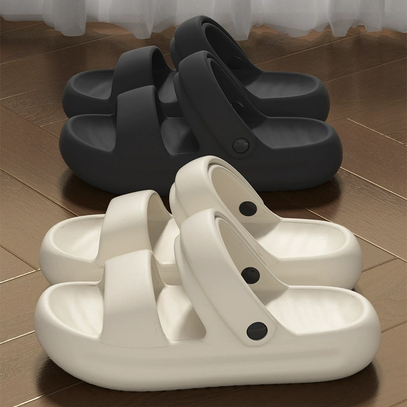 Спортивные тапочки мужские летние дома в помещении противоскользящие не вонючие ноги толстые подошвы