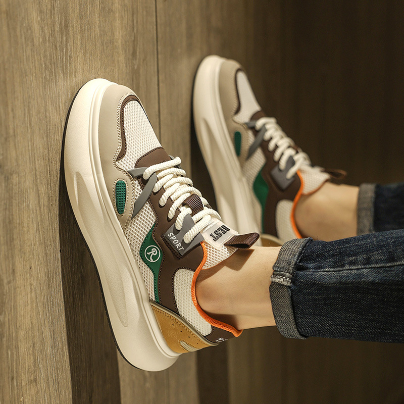 Winter breathable sneakers for leisure