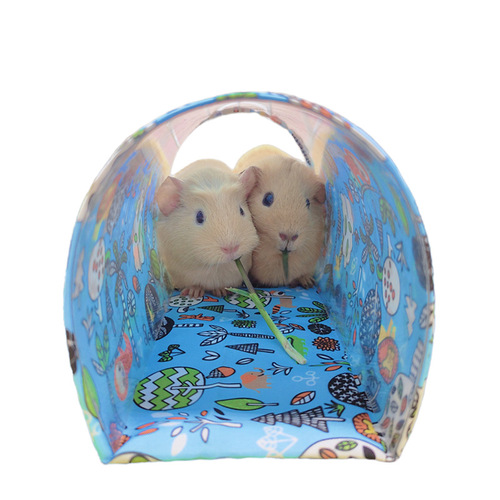 Hamster Cage Guineapig Rabbit Cavies Tunnel Escape Tent Nest Four Seasons Universal Small Pet Concealed Passage Cage