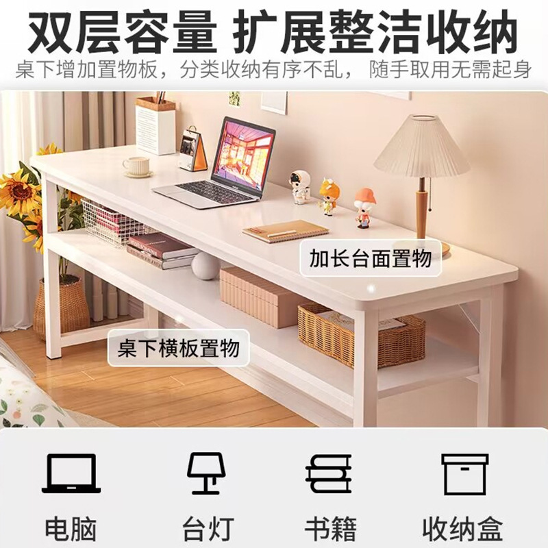 Escritorio chica dormitorio mesita de noche rectangular simple casa de alquiler escritorio blanco simple escritorio de la computadora