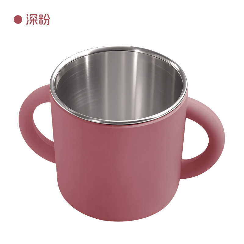 Dark pink (stainless steel double ear cup)