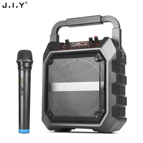 Portable Square Dance Audio Outdoor Bluetooth Speaker Portable Home Singing Karaoke Microphone Wireless Microphone
