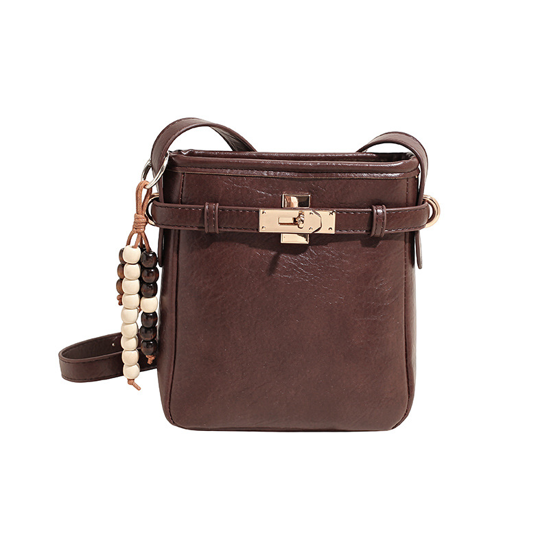 Transfronterizos de alto nivel bolso de mano para mujeres otoño y invierno 2025 nuevo estilo retro de moda mochila mochila casual