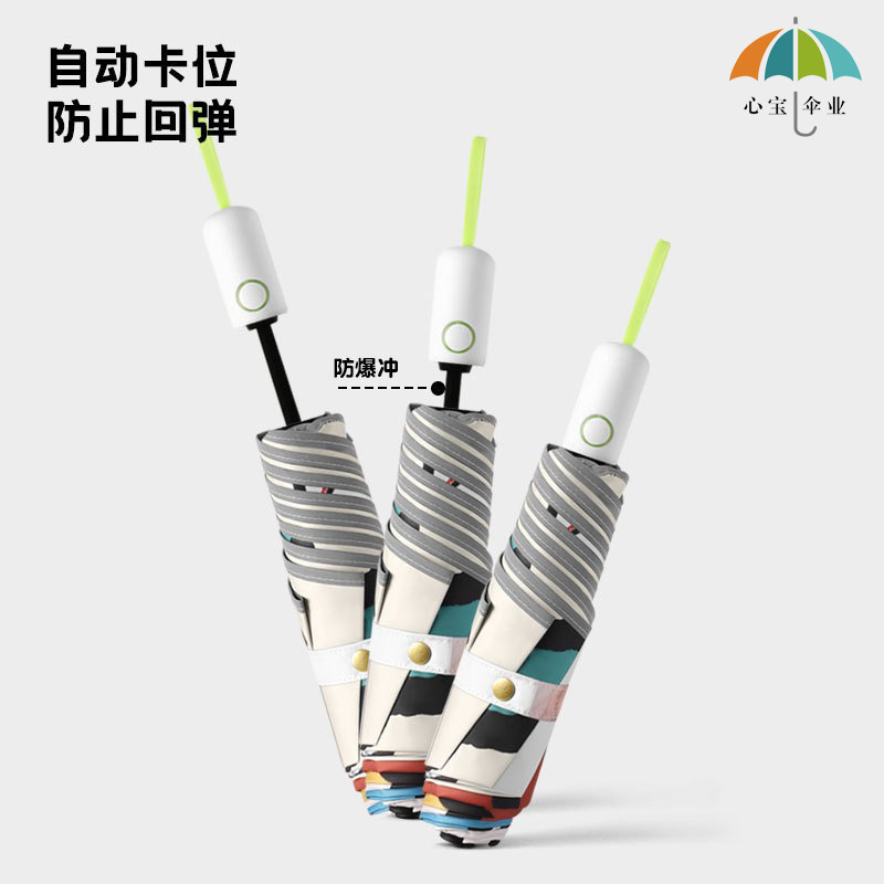 Safety Children's Umbrella with Black Coating, Uv Protection, Dual-Use for Sun and Rain, Cartoon Sunshade, Lightweight