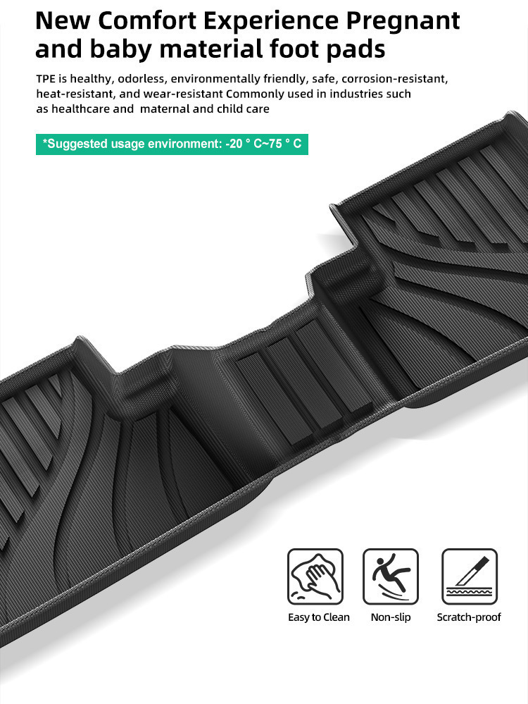 Suitable for 19-25 Subaru Forester Car Floor Mats Tpe Trunk Mats