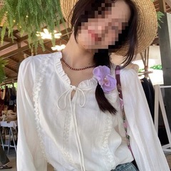 系带法式别致长袖衬衫女上衣新款气质设计衬衣宽松白色2025纯色款