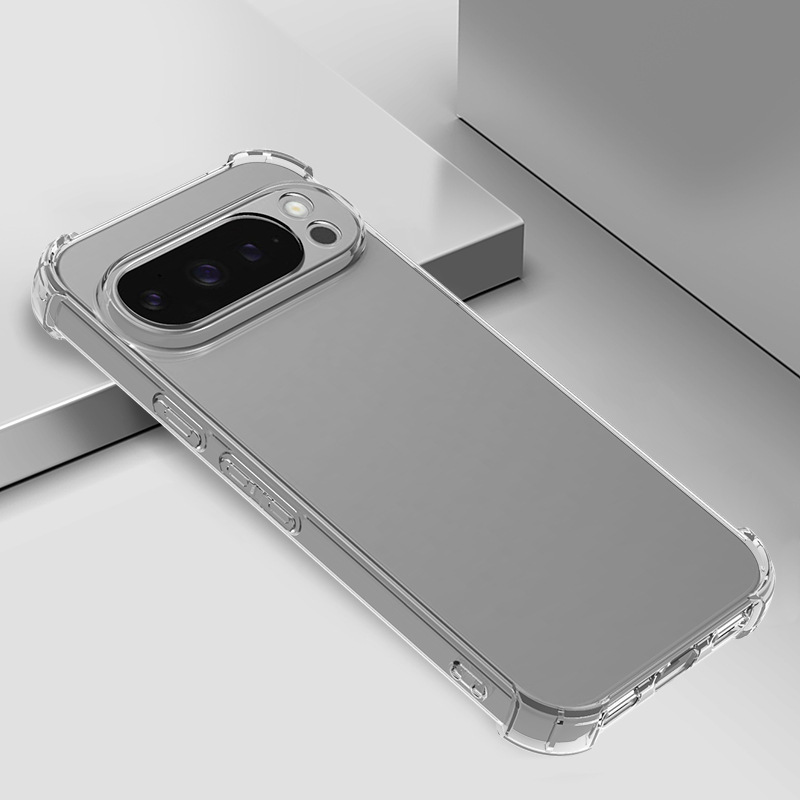 Suitable for Google 11Proxl Transparent Four-Corner Airbag Anti-Fall Mobile Phone Case Googlepixel10 All-Inclusive Protective Cover