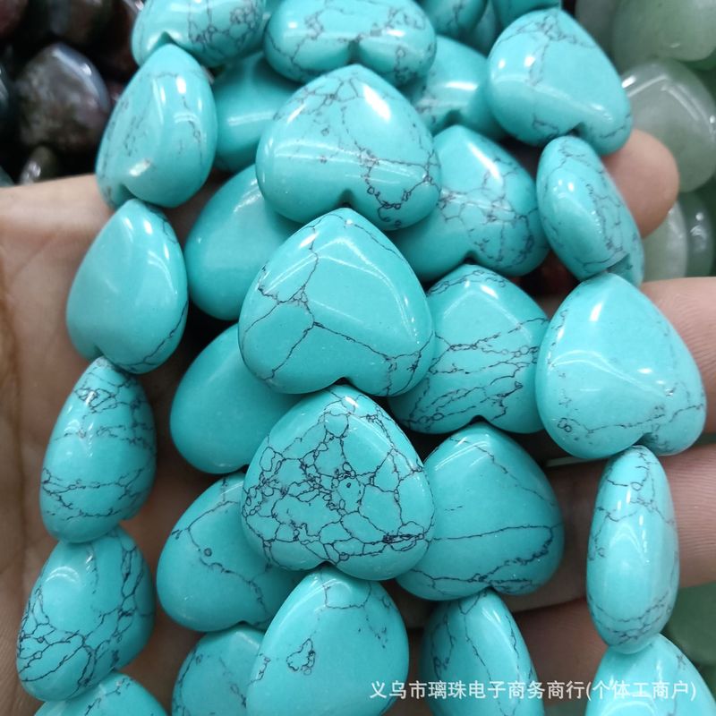 20 ミリメートル天然石クリスタル瑪瑙愛ピーチハート型 diy ジュエリーネックレスペンダントアクセサリー半完成ストレート穴|undefined