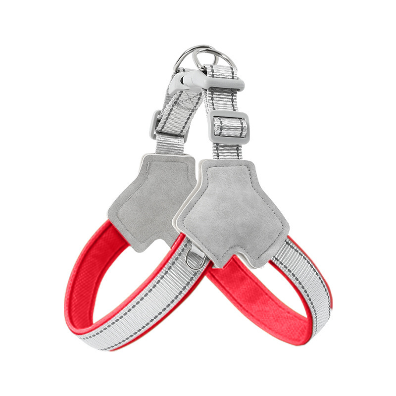 Cuerda de tracción para perros, correa para el pecho en forma de Y, cuerda para pasear a prueba de explosiones, cuerda para perros reflectante de noche ajustable en verano