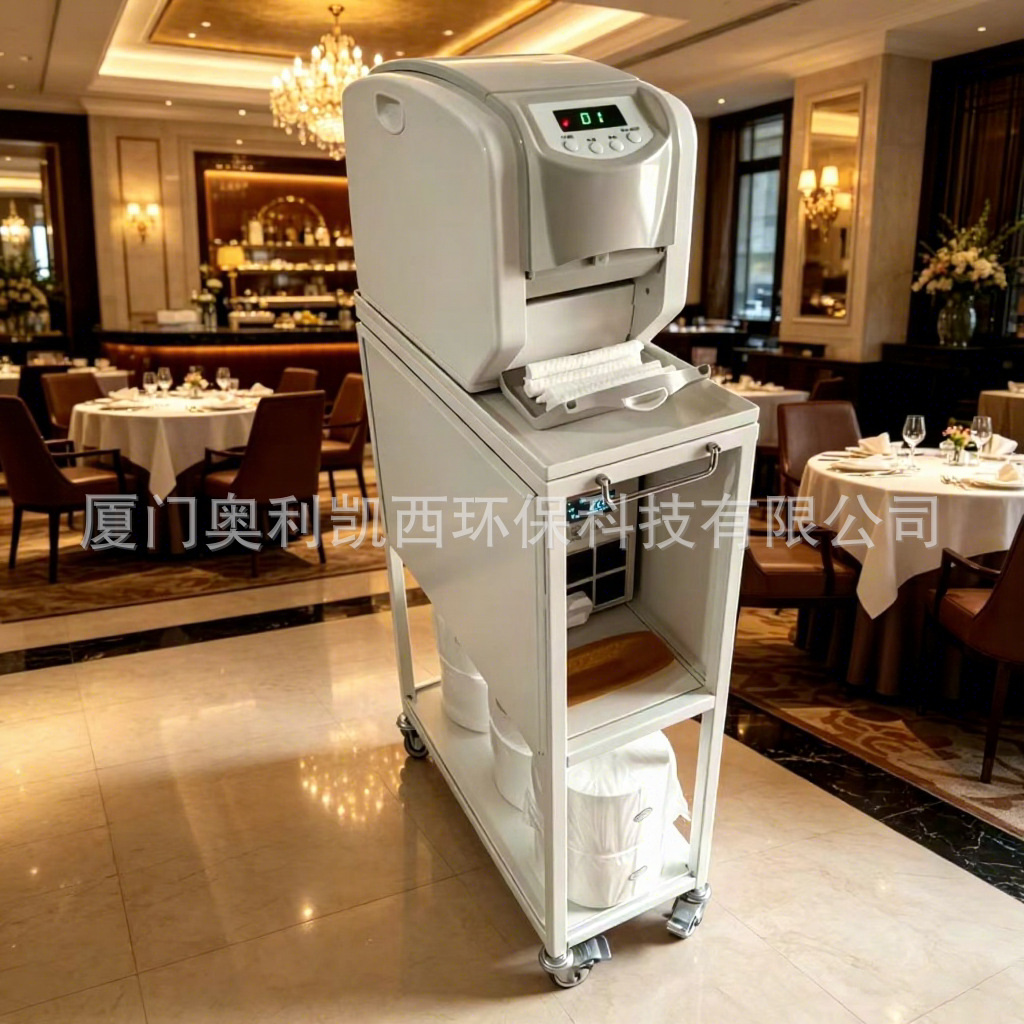 Directly Supplied from the Manufacturer, the Power Supply Cart for Soft Towel Dispensers and the Mobile Workstation for Wet Towel Dispensers Are Suitable for Hotels, Restaurants, Clubs, and Exhibition Halls