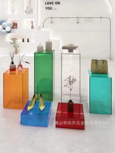 Clothing accessories shoes and hats display storage rack acrylic creative display box