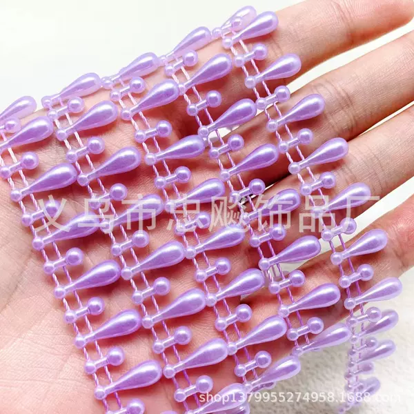 Drop-shaped, purple, 15meter