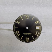 Часы Аксессуары Эмаль 28,5mm Римская шкала тонкость буквальный шип циферблат подходит для механического механизма NH35