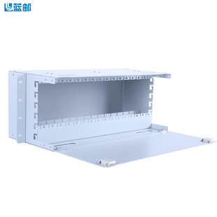 Blue mail 4U plug-in chassis optical splitter box rack chassis plug-in optical splitter frame