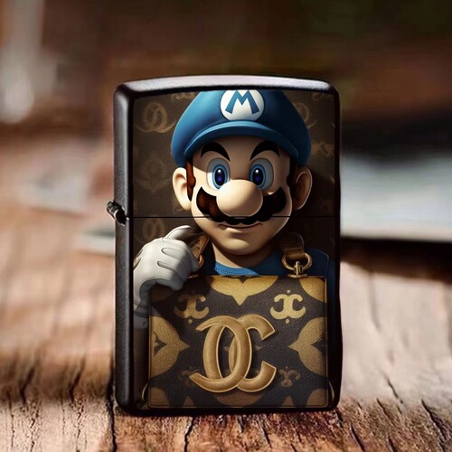 Mario Kerosene Lighter Childhood Memories Trendy Brand Internet Celebrity Windproof Lighter as a Gift for Friends
