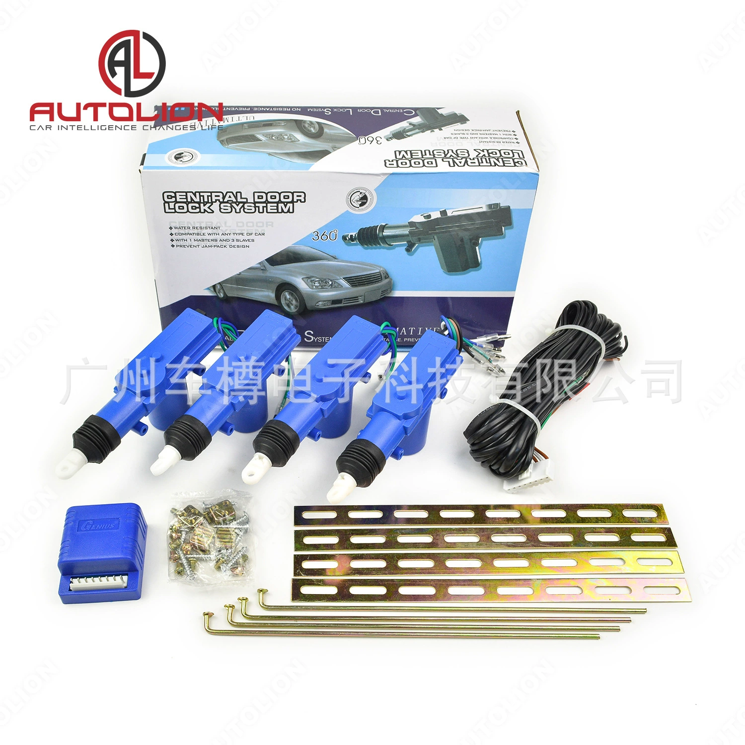 Центральный замок автомобиля 12 В автомобильный 4 дверной замок 5/2 проводной двигатель Противоугонный замок Дистанционный Замок