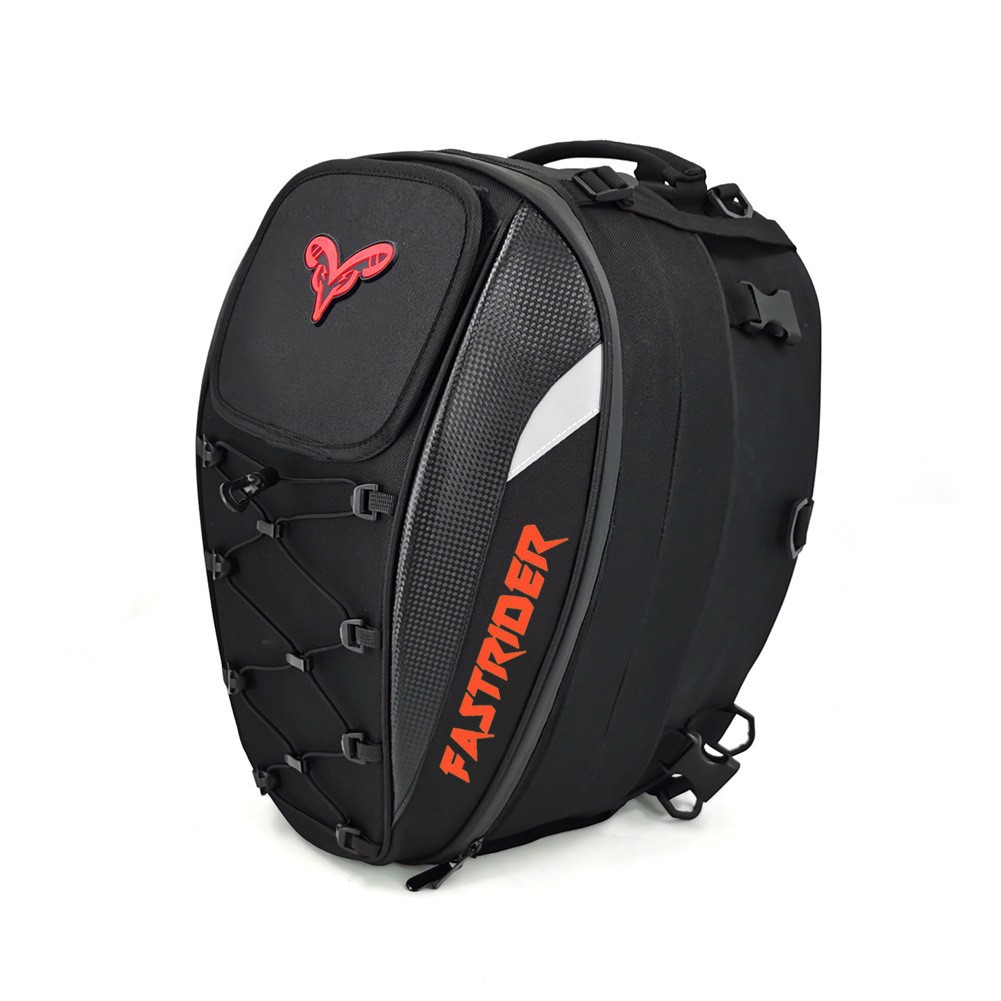 Bolsa de gran capacidad para casco integral de motocicleta, mochila para motociclista, bolsa trasera impermeable para motocicleta