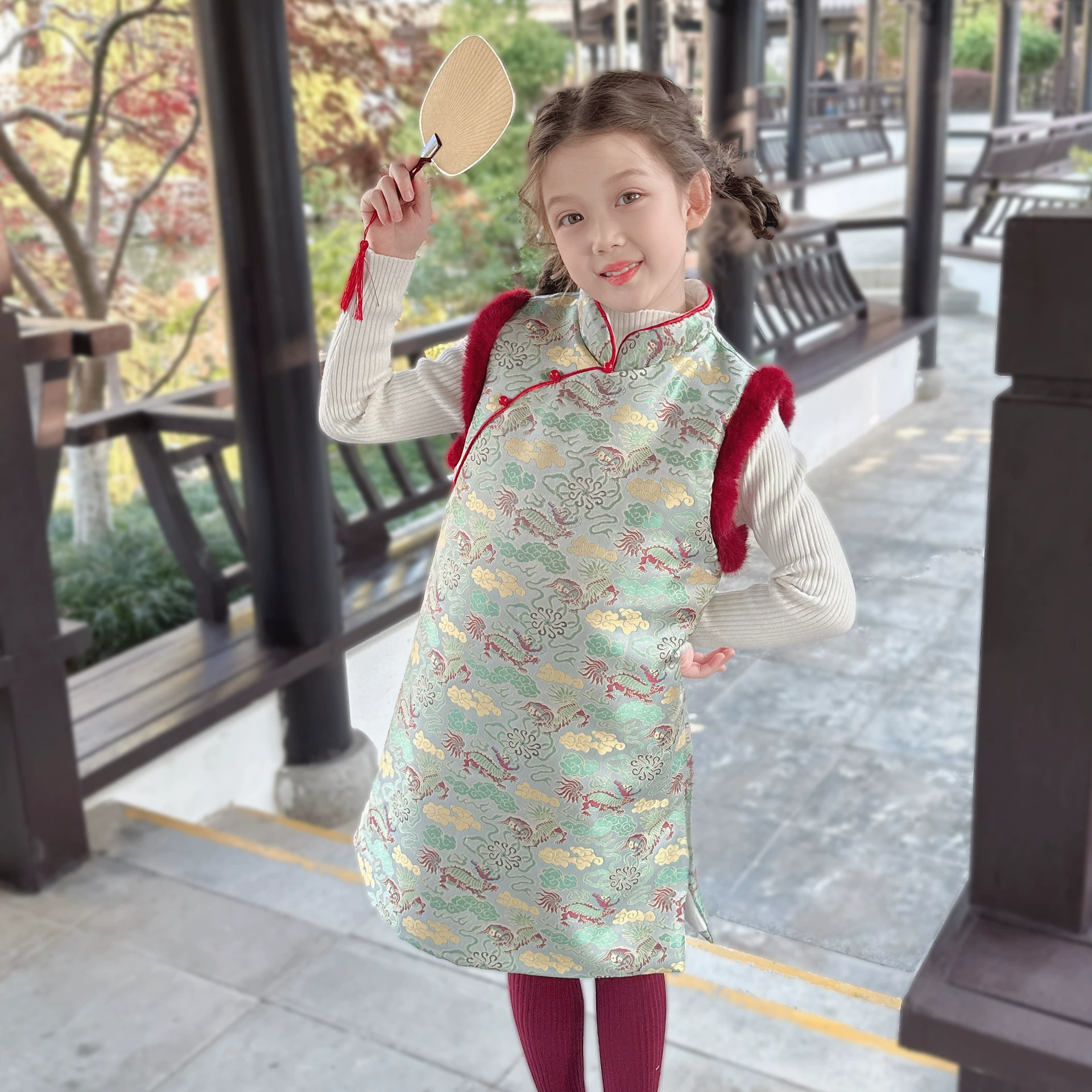 Китайский стиль в китайском стиле китайский новогодний костюм для мужчин и женщин