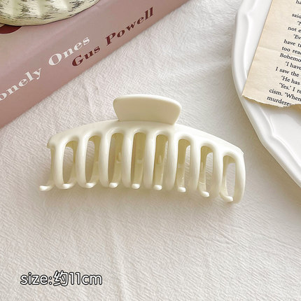 Internet celebridad clip de metal grande clip de tiburón japonés y coreano elegante temperamento espalda Cabeza pelo agarre de alto grado horquilla tocado