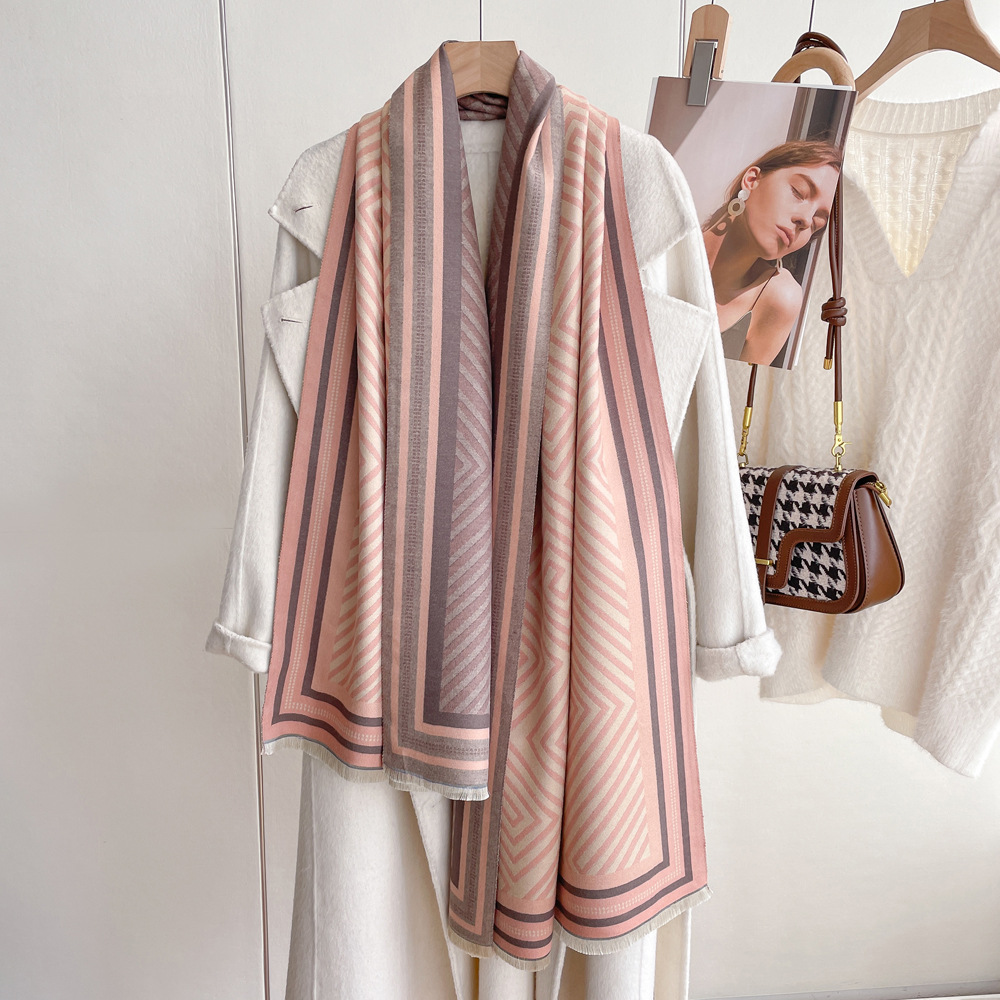 Bufanda mujer imitación cachemira elegante fular invierno_voghion.com