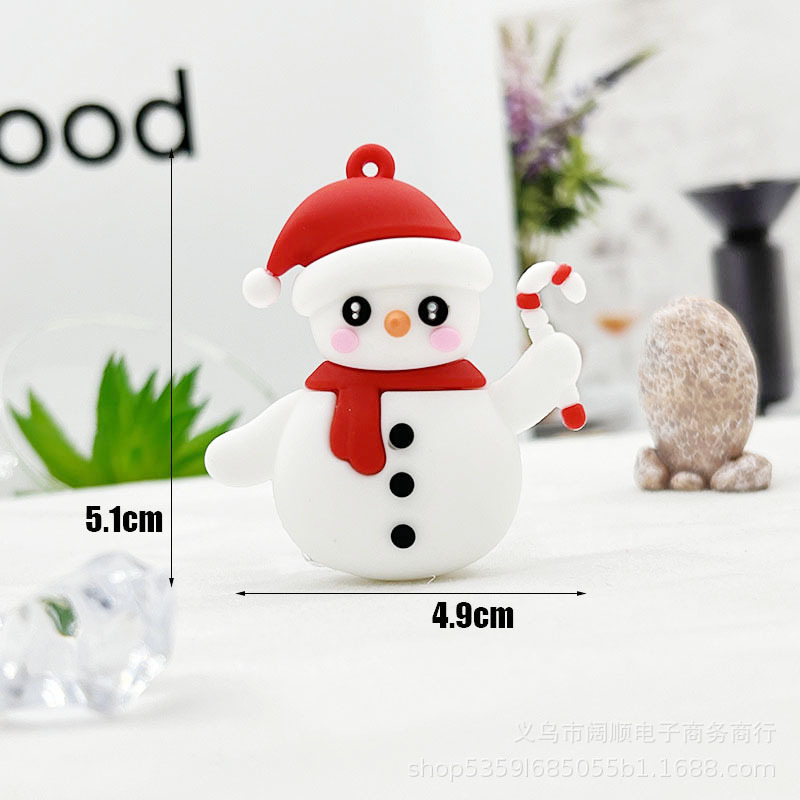 サンタクロースのキーホルダー人形ストラップクリスマス雪だるまクリスマスプレゼント考古学ブラインドボックスクリスマスアクセサリー|undefined