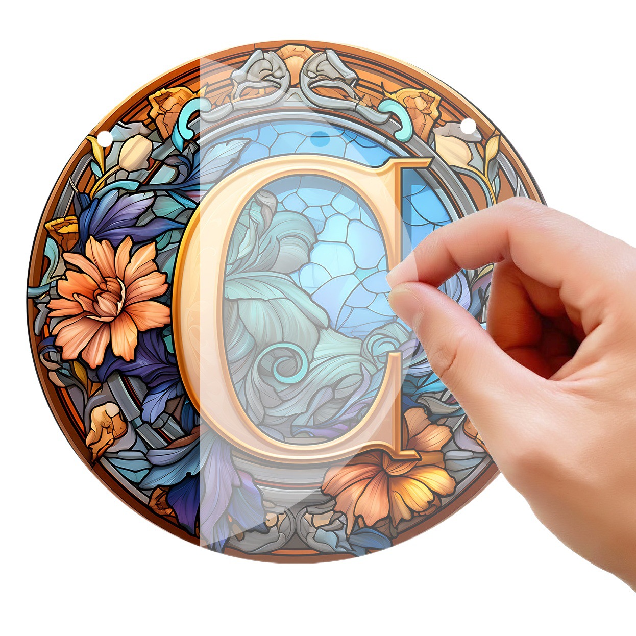 26 letras colgantes colgantes de cadena acrílica fabricantes de colgantes para el hogar al por mayor con colgantes de cadena