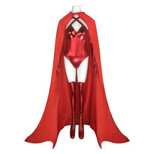 厂家现货批发漫画版 漫威漫画英雄 猩红女巫 绯红女巫cosplay服装