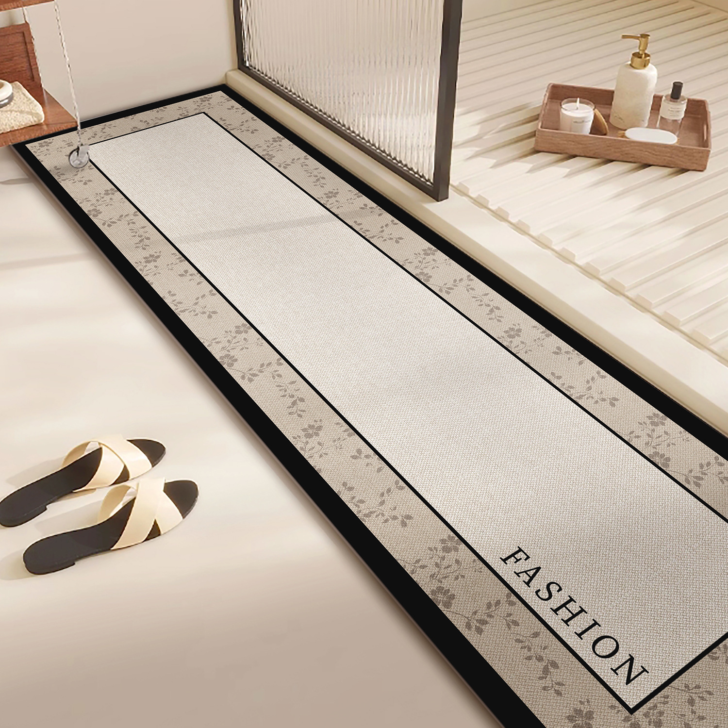 Bathroom Floor Mats Bathroom Door Diatom Mud Super Absorbent Quick Drying Foot Mats Entry Door Anti Slip Threshold Mats_voghion.com