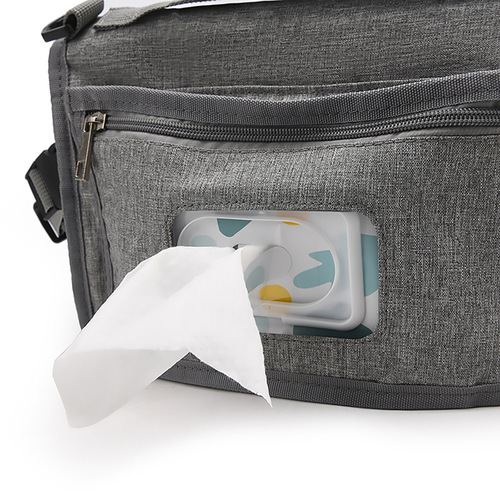 Portable baby diaper pad, multifunctional hangable stroller diaper bag, foldable diaper bag for mothers to take care of their babies when they go out