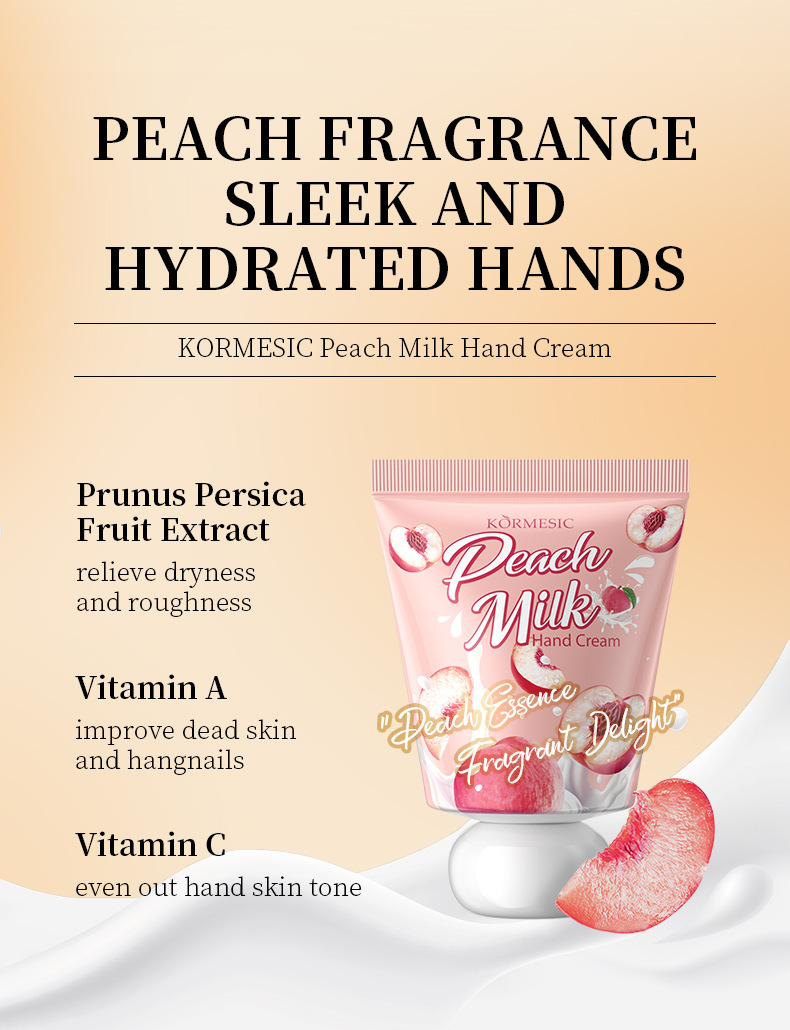 Crema mani al latte di frutta KORMESIC 30 g Crema mani idratante e nutriente_voghion.com