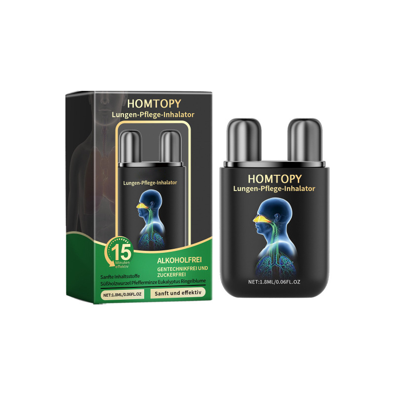 HOMTOPY ハーブ鼻吸入器 優しいハーブで鼻を和らげ、体を快適にし、フレッシュエッセンスケア|undefined
