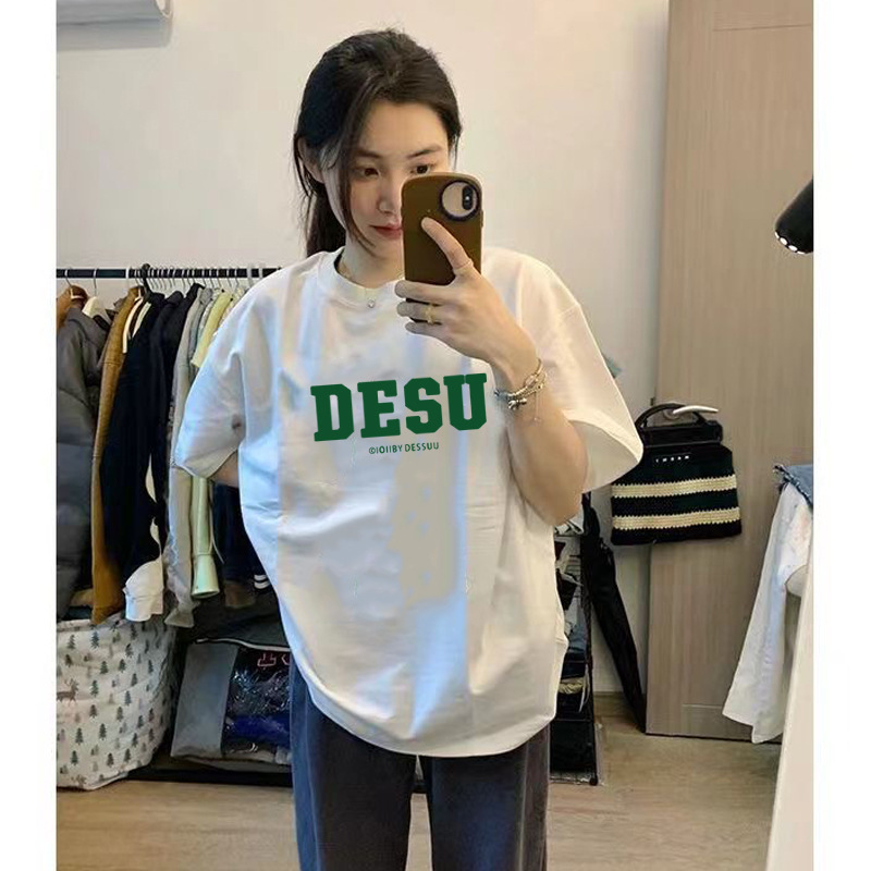 Bolsa de expresión facial manga corta Camiseta Linda cuello redondo Camiseta de manga corta para hombres y mujeres estilo coreano estudiante moda suelta ins Top par desgaste T image 15