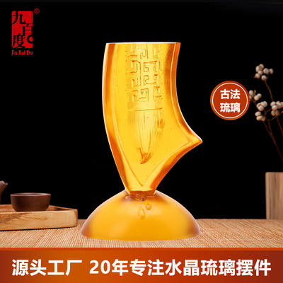 Nine hundred practical business affairs gift originality Make snap Healing glass pen container list Keepsake decorate Decoration