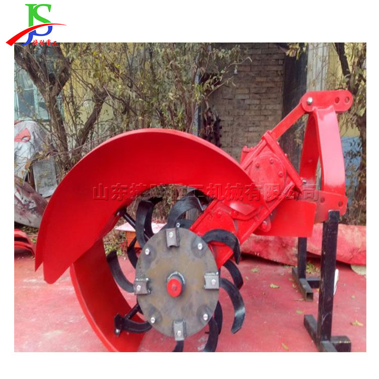 拖拉机后置式果园开沟机 果园开沟施肥一体机 果园排水沟开沟机