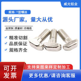 40工业铝型材铝合金型材铝材T型螺丝连接件紧固件配件欧标M6M8