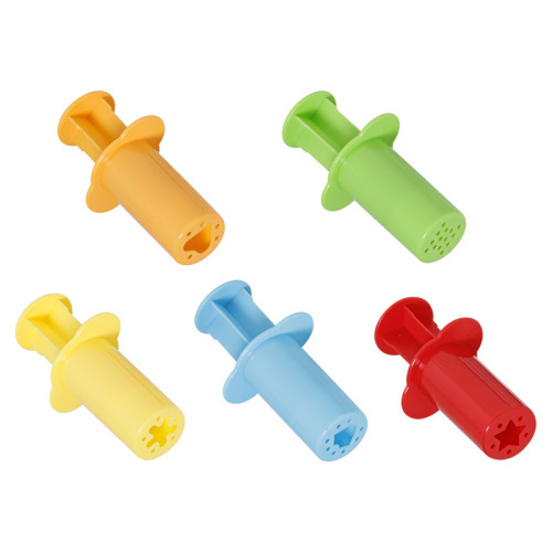 Baking cake fondant plastic mud squeezer 5-piece set of rubber clay clay diy hand squeeze mud gun clay tool