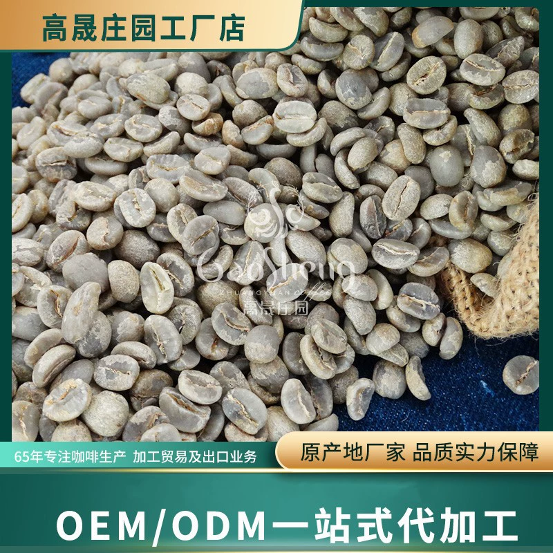 高晟庄园 A coffee beans source factory washing Arabica Yunnan coffee beans wholesale Italian style