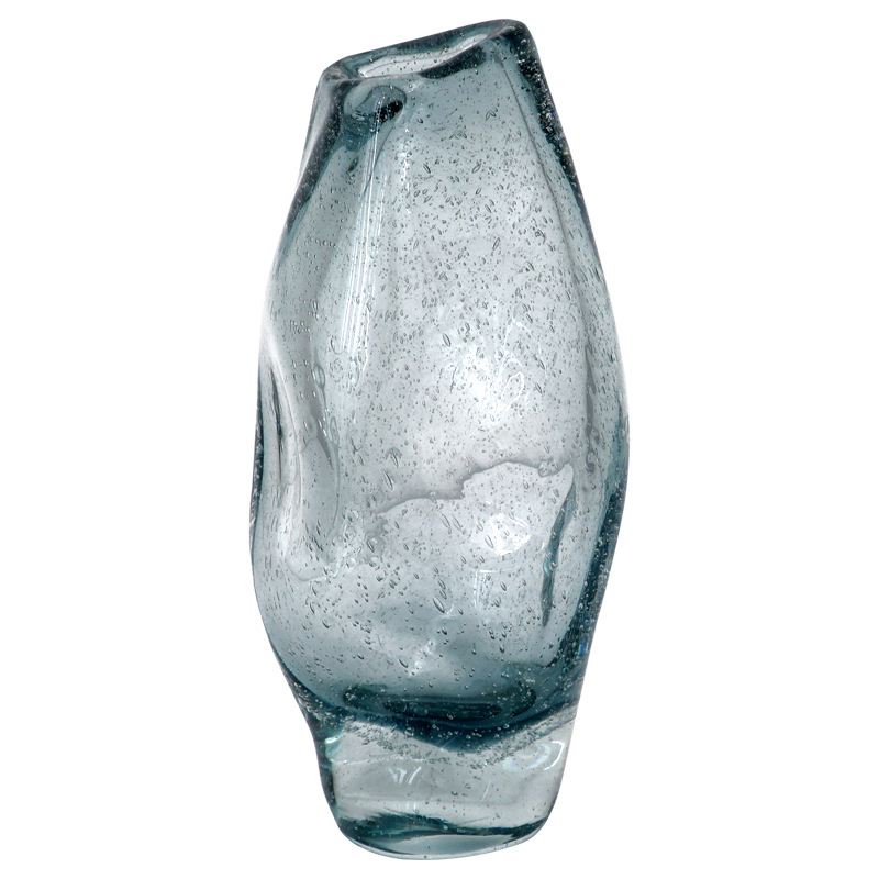 Luz moderna de lujo creativo florero de cristal decoración escritorio sala de estar arreglo de flores mesa de comedor flor dispositivo suave decoración con joyas de vidrio