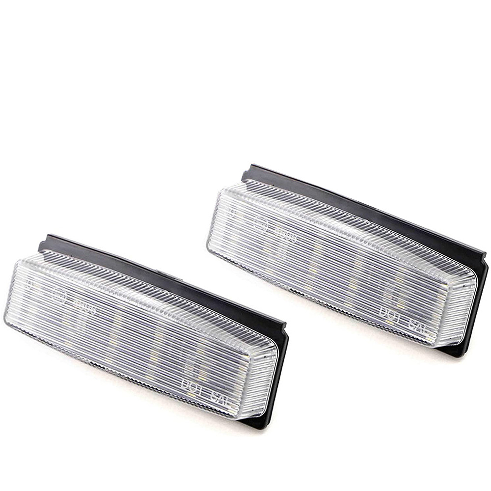 2Pcs 18 Lights Black Led License Plate Light for Mazda Miata Mx5 06-15 Year Fiat 124