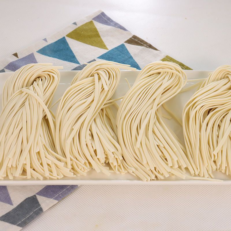 Hand-pulled noodle egg noodle bag 400g hanging noodle half-dry noodles ready-to-cook noodles convenient quick meal grain and oil rice and noodles