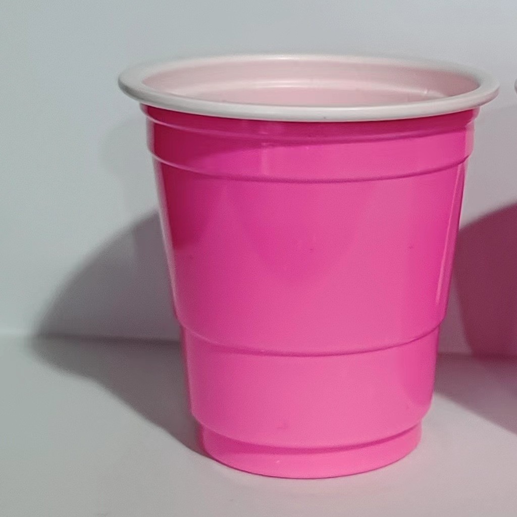 2oz partido doble color Copa de tenis de mesa Chuck embalaje juego Copa bar L prueba taza pequeña vino vidrio imprimible logo