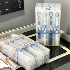 アメリカ正規品X-ハソンハソン五代歯ブラシ12本入り日本式ワイドヘッド白黒カップル歯ブラシ家庭用
