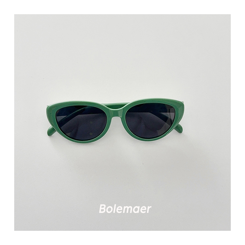 Gfas de sol para niños de color caramelo coreano inins niños niñas gafas de sol anti-UV verano gafas de sol para bebés