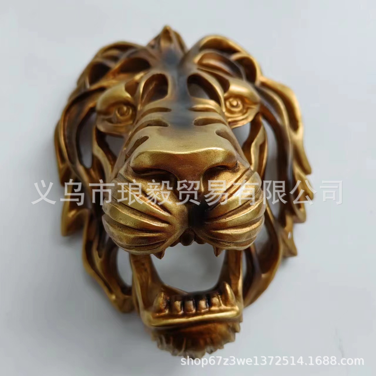 Lion Head Wall Mounted Art 狮子头壁挂艺术树脂雕塑跨境新款