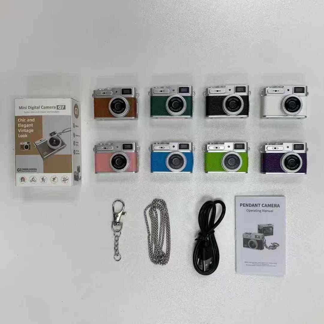 G1 Retro Thumb Small Camera Student Party Portable Photo and Video Portable High-Definition Ccd Digital Camera
