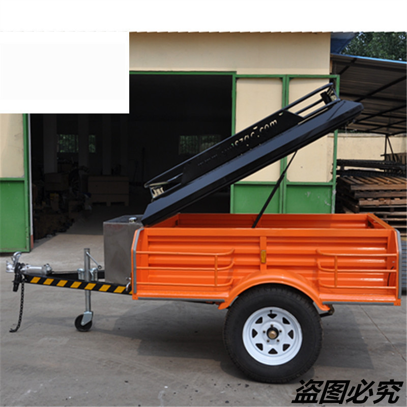 0.5吨汽车小拖车 工具车 带不锈钢水箱汽车小拖车 户外野营小拖车
