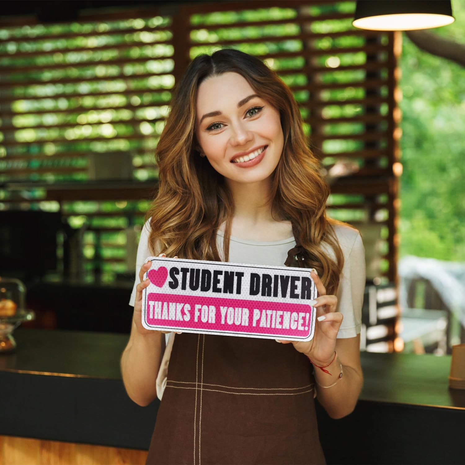 Amazon Student Driver pegatinas de automóviles reflectoras magnéticas para estudiantes conductores parachoques reflectantes de seguridad